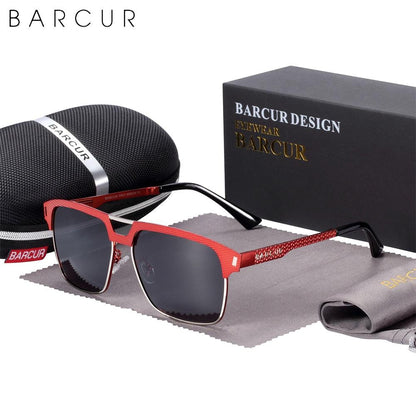 BARCUR Original Design Polarized Sunglasses Carauana Store