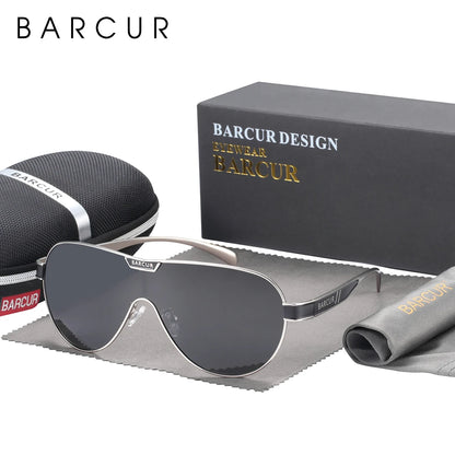 BARCUR Man Sunglasses for Men Polarized Sun Glasses For Women Eyeglasses Eyewear Accessory - CaRaUaNa Fashion