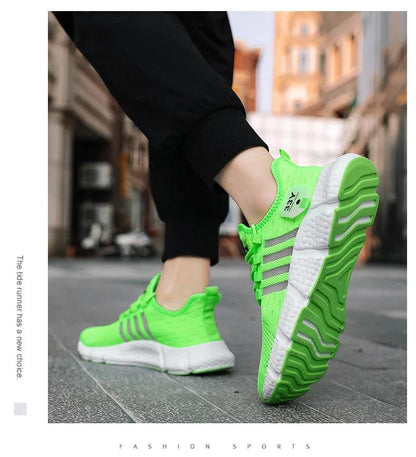 CARAUANA Zapatos Unisex Athletic Walking Shoes - Breathable Lace-Up Mesh, Various Colors & Plus Sizes Carauana Store