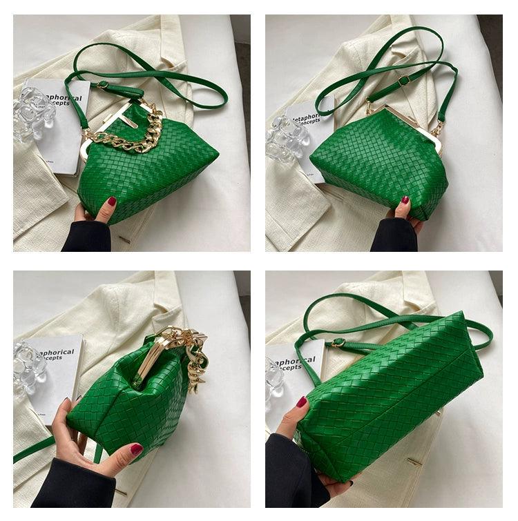 Carauana UNIU SILVER GOLD Knitted Crossbody Bag | Fashion Satchel | NEW 2024 Collection Carauana Store