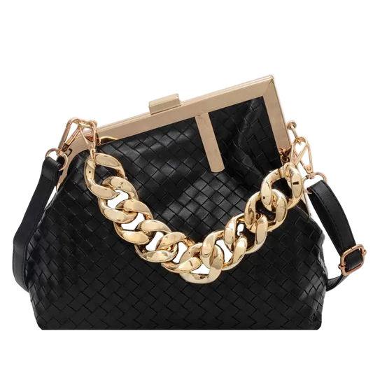 Carauana UNIU SILVER GOLD Knitted Crossbody Bag | Fashion Satchel | NEW 2024 Collection CaRaUaNa Fashion