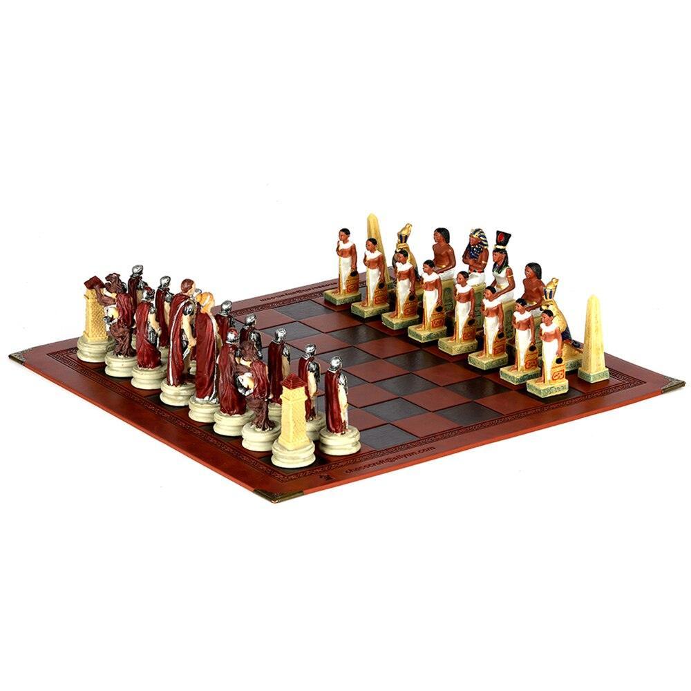 Chess Desktop Intelligence Game Movie Theme Toy Luxury Knight Hand-painted Carauana Store