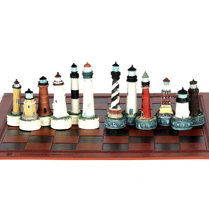 Chess Desktop Intelligence Game Movie Theme Toy Luxury Knight Hand-painted Carauana Store