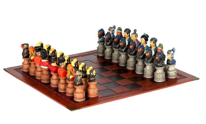 Chess Desktop Intelligence Game Movie Theme Toy Luxury Knight Hand-painted Carauana Store