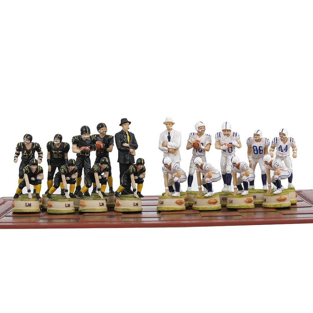 Chess Desktop Intelligence Game Movie Theme Toy Luxury Knight Hand-painted Carauana Store