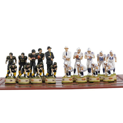 Chess Desktop Intelligence Game Movie Theme Toy Luxury Knight Hand-painted Carauana Store