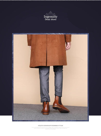 DESAI Genuine Leather elegant Boots Carauana Store