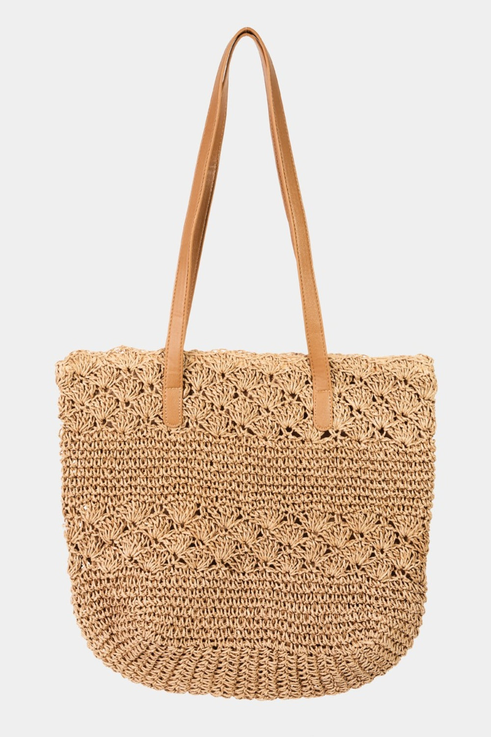 Fame Straw Braided Tote Bag Carauana Store