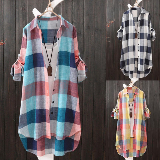 Fashion Blouse Long Sleeve Shirt Jacket Cardigan Cover-Up Top Outwear Carauana Store
