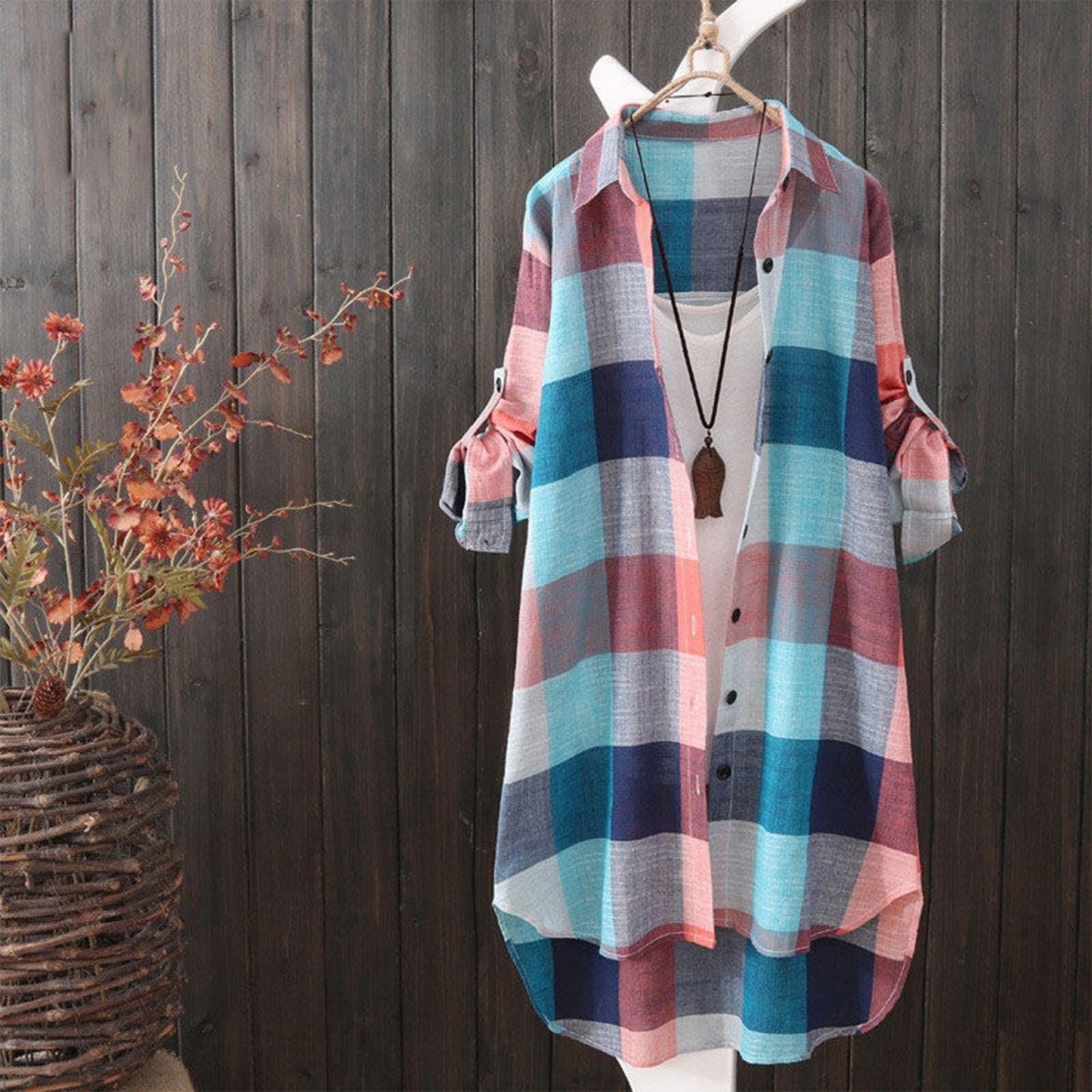 Fashion Blouse Long Sleeve Shirt Jacket Cardigan Cover-Up Top Outwear Carauana Store