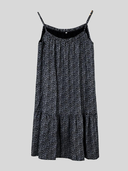 Full Size Printed Sleeveless Mini Cami Dress Carauana Store