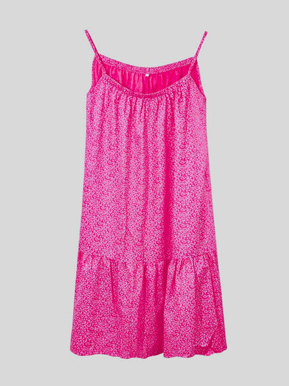 Full Size Printed Sleeveless Mini Cami Dress Carauana Store