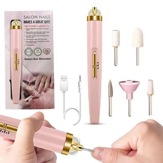 Get Salon-Quality Nails at Home with Our 5 in 1 Electric Manicure Drill & Accessory Combo Carauana Store