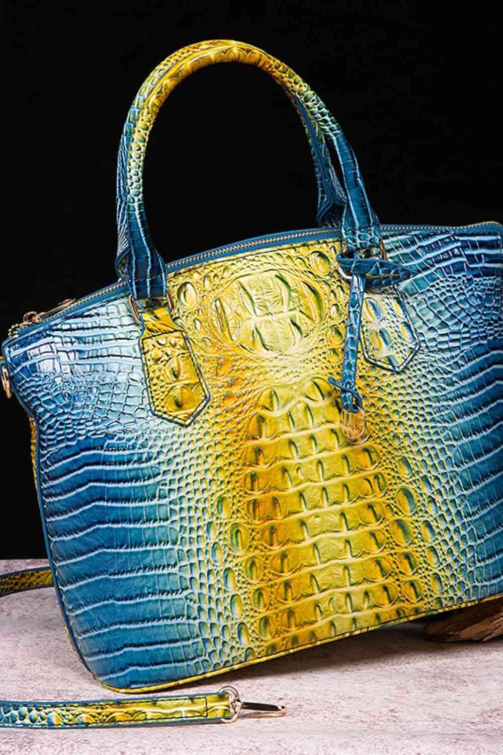 Gradient PU Leather Handbag Carauana Store
