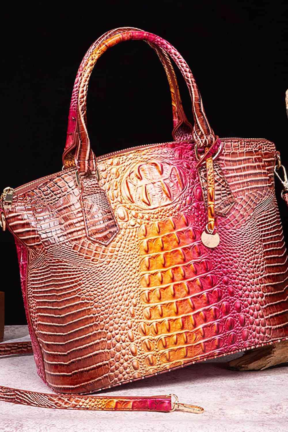 Gradient PU Leather Handbag Carauana Store