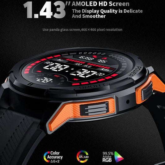 LEMFO Inspire SmartWatch Men AMOLED|Your Ultimate Wellness Companion Awaits Carauana Store