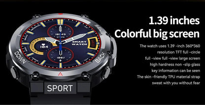 LEMFO Music Smartwatch Bluetooth Call sports NFC|Your Ultimate Health and Fitness Companion Carauana Store
