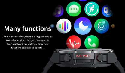 LEMFO Music Smartwatch Bluetooth Call sports NFC|Your Ultimate Health and Fitness Companion Carauana Store