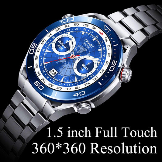 LEMFO smartWatches for men stainless steel|Your Timeless Companion, Now Exclusively Yours! Carauana Store