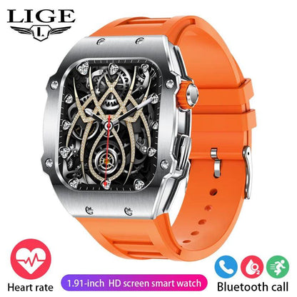 LIGE Smart Watch For Men Waterproof Bluetooth Call Heart Rate Monitor Carauana Store