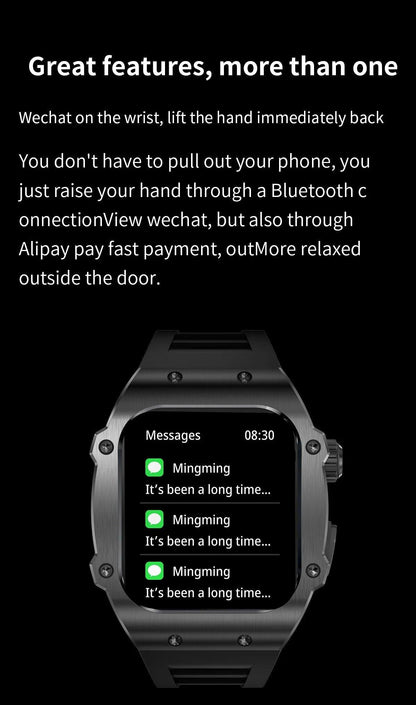 LIGE Smart Watch For Men Waterproof Bluetooth Call Heart Rate Monitor Carauana Store