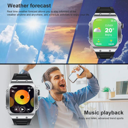 LIGE Smart Watch For Men Waterproof Bluetooth Call Heart Rate Monitor Carauana Store