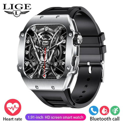 LIGE Smart Watch For Men Waterproof Bluetooth Call Heart Rate Monitor Carauana Store