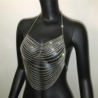 Lady Sexy Backless Party Cropped Top 2023 Carauana Store