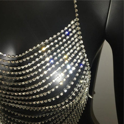 Lady Sexy Backless Party Cropped Top 2023 Carauana Store