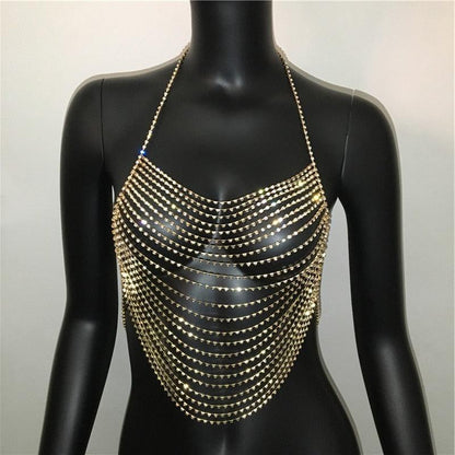 Lady Sexy Backless Party Cropped Top 2023 Carauana Store
