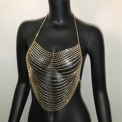 Lady Sexy Backless Party Cropped Top 2023 Carauana Store