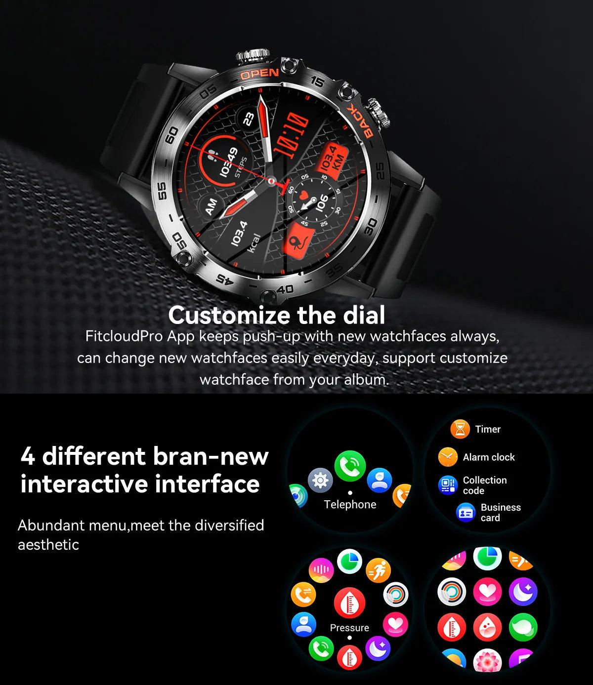Lemfo Alfa Pro Smartwatch: Elevate Your Lifestyle with Ultimate Connectivity and Health Monitoring Carauana Store