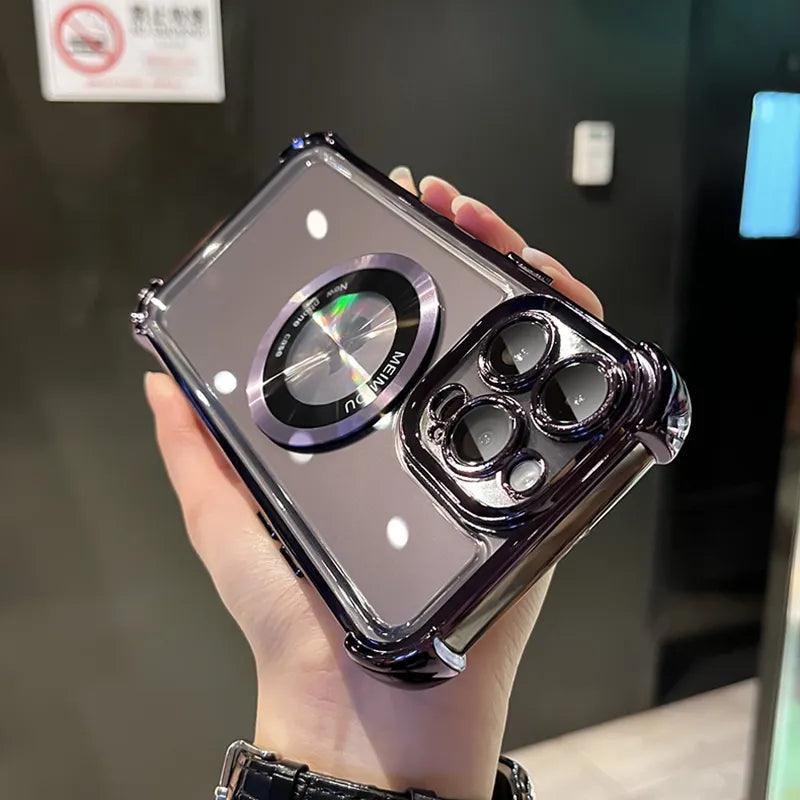 Luxury Wireless Charging Phone Case For iPhone 11 12 13 14 Pro Max Plus Carauana Store