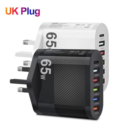 Mobile Phone Charger | Fast Charging | 5USB+Type-C Carauana Store