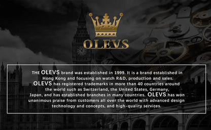 OLEVS Ceramic Band Automatic Self-Wind Watch | Fashionable & Durable with Diver Function and 5Bar Water Resistance Elegant Ladies Watch Set 6631 Carauana Store