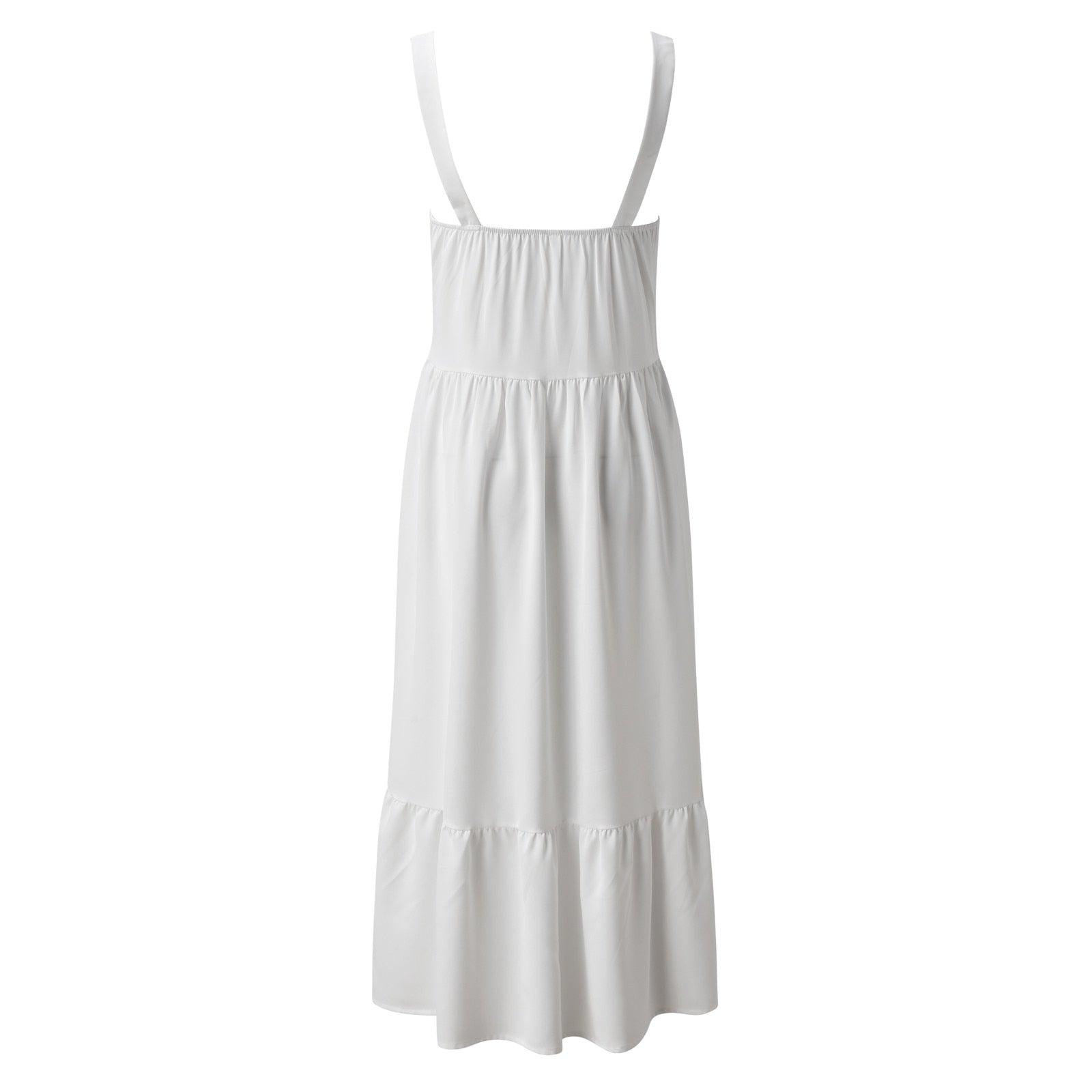 Weeding White Lace Dress Carauana Store