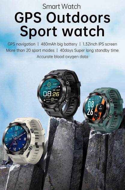 XIAOMI Elegance GPS Smart Watch Sports Fitness Carauana Store