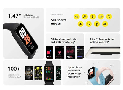 Xiaomi Smart Band 8 Active: Unveiling Your Journey's Rhythm Carauana Store
