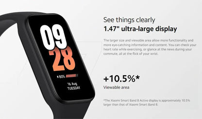 Xiaomi Smart Band 8 Active: Unveiling Your Journey's Rhythm Carauana Store