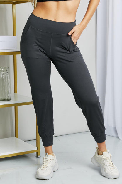 Leggings Depot Full Size Wide Waistband Cropped Joggers Carauana Store