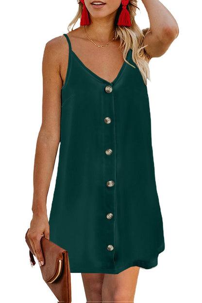 V-Neck Mini Cami Dress Carauana Store