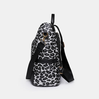 Leopard PU Leather Backpack Bag Carauana Store
