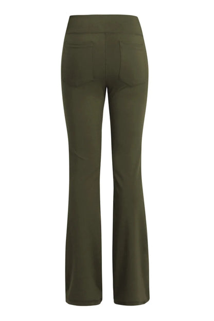 Pocketed High Waist Active Pants Carauana Store