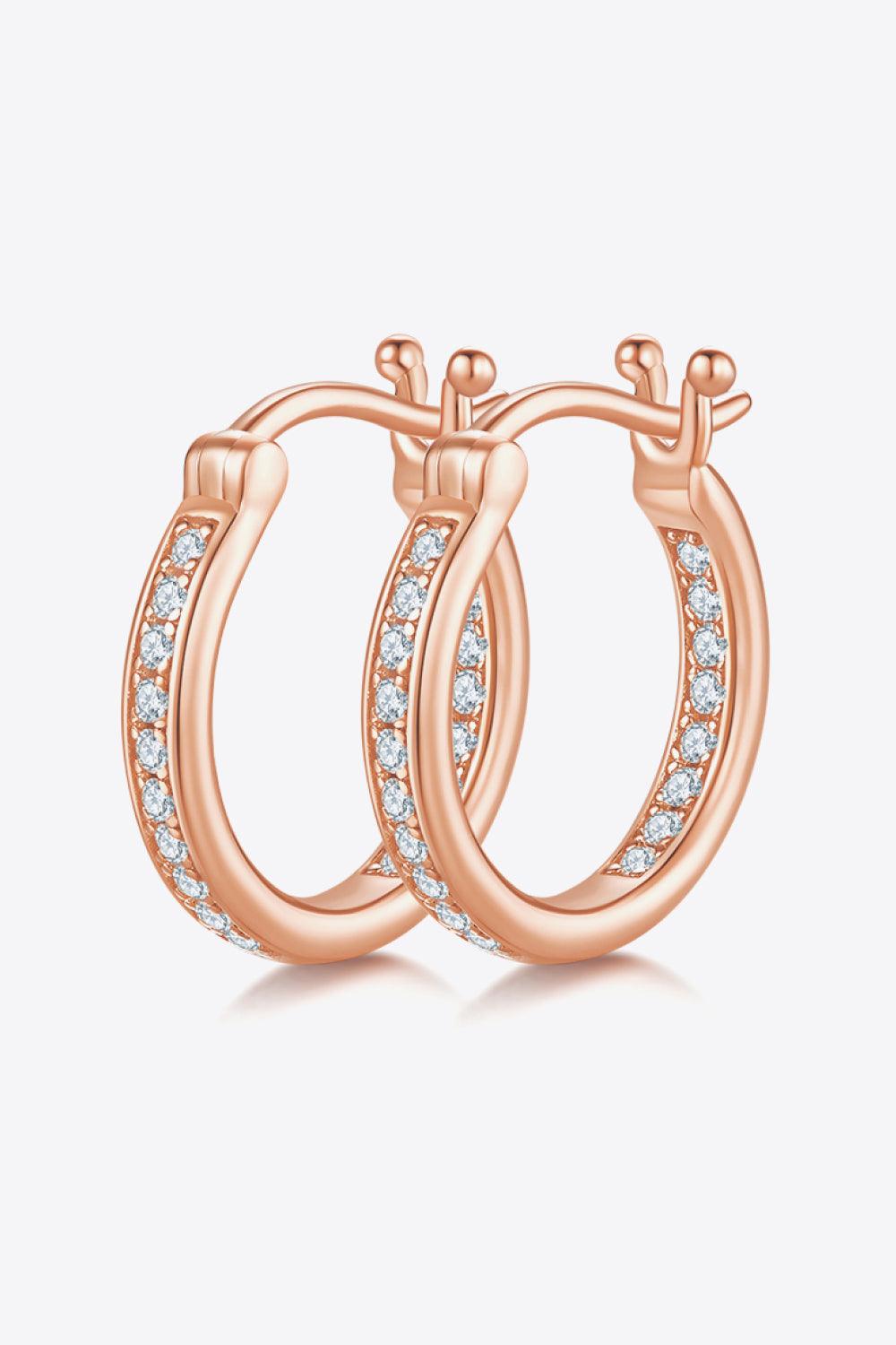 Adored Moissanite 925 Sterling Silver Earrings Carauana Store