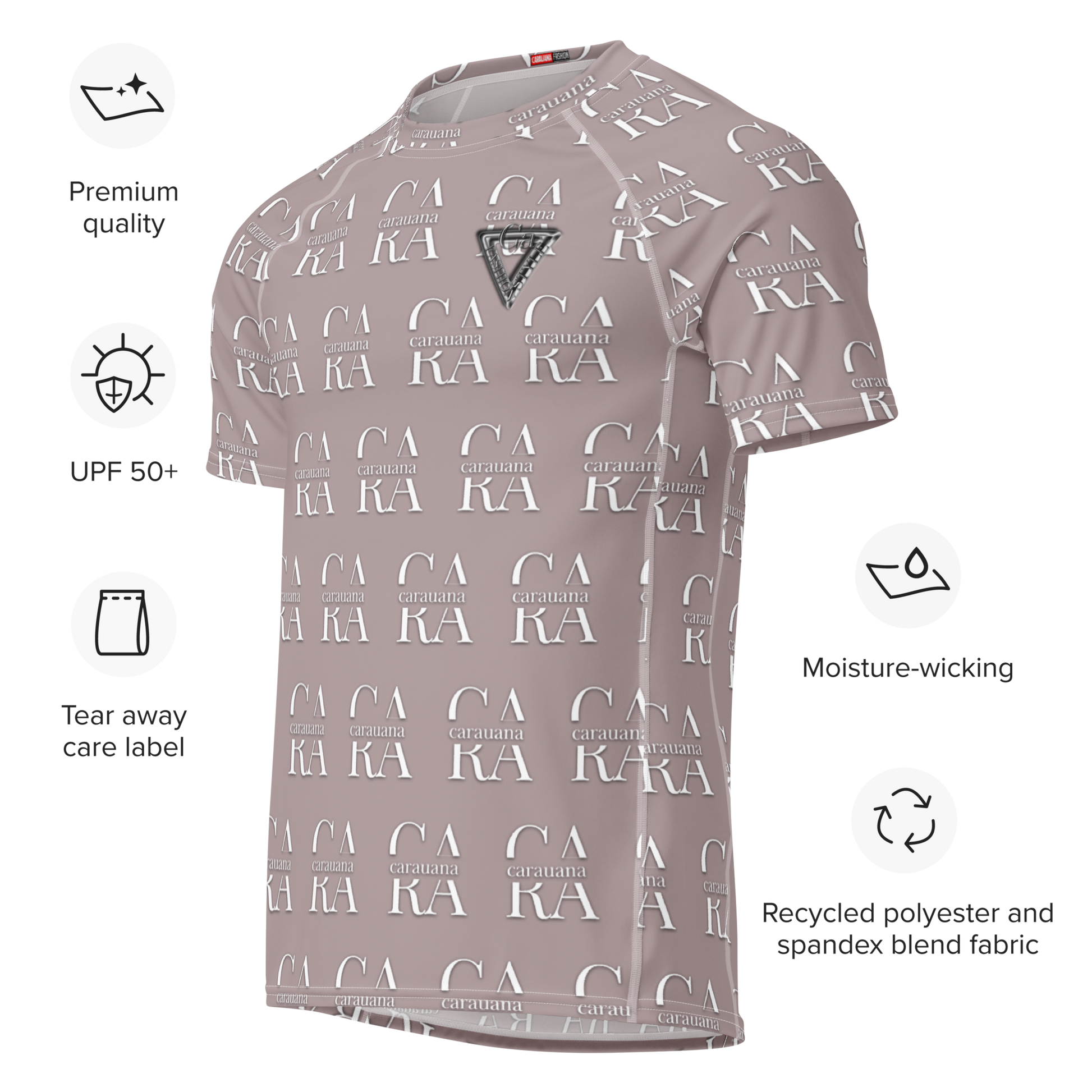 Original CaRaUaNa Rash Guard - Spanish Gray Carauana Store