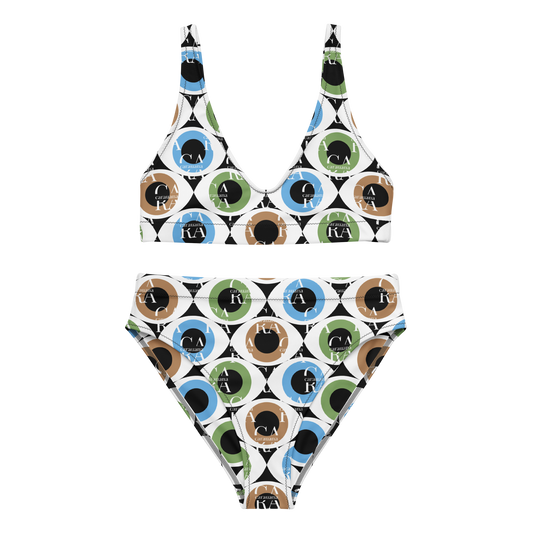 Carauana high-waisted bikini Pattern Eye