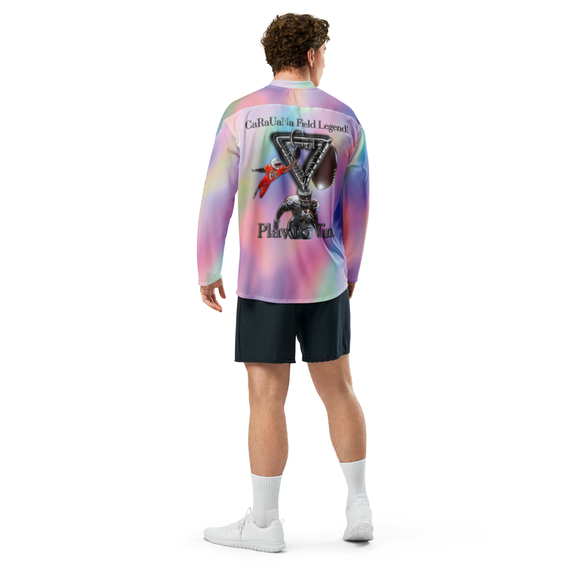 🏈 Premium® Sweatshirt CaRaUaNa – American Football Gradient