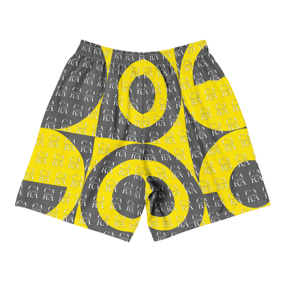 CaRaUaNa Athletic Shorts Unisex Yellow Carauana Store