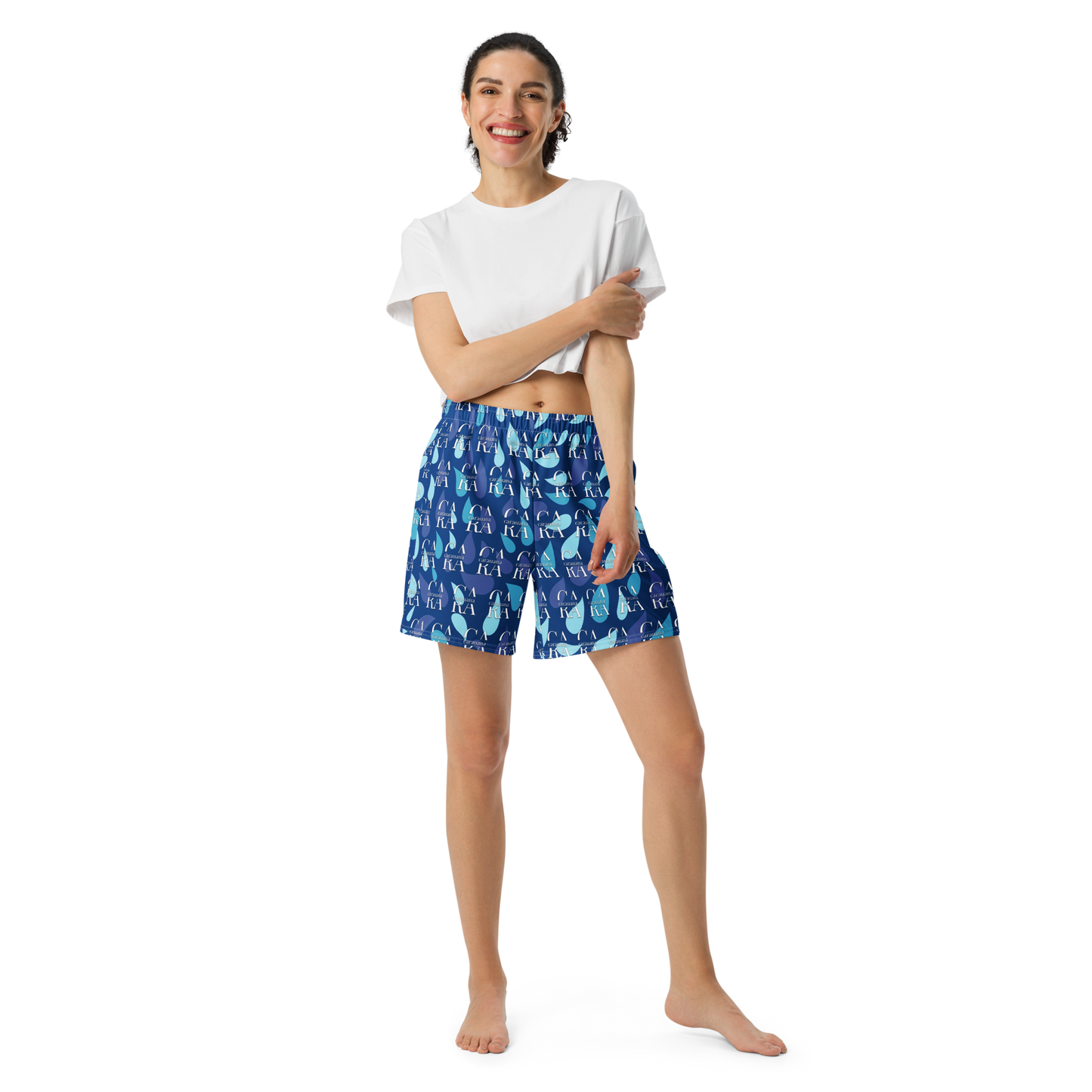 CaRaUaNa Athletic Shorts Unisex blue sky Carauana Store