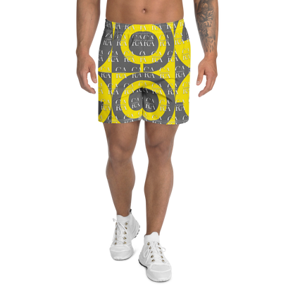 CaRaUaNa Athletic Shorts Unisex Yellow Carauana Store